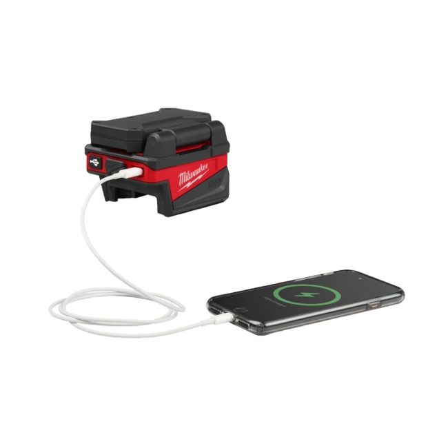 Vendita online Faretto Led 18V con Power Bank testa ruotabile - senza batteria